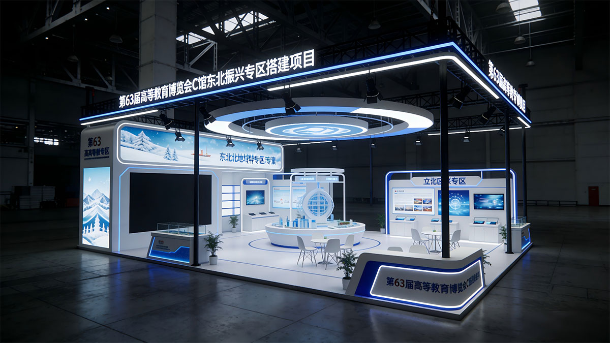第63届高等教育博览会C馆东北振兴专区搭建项目