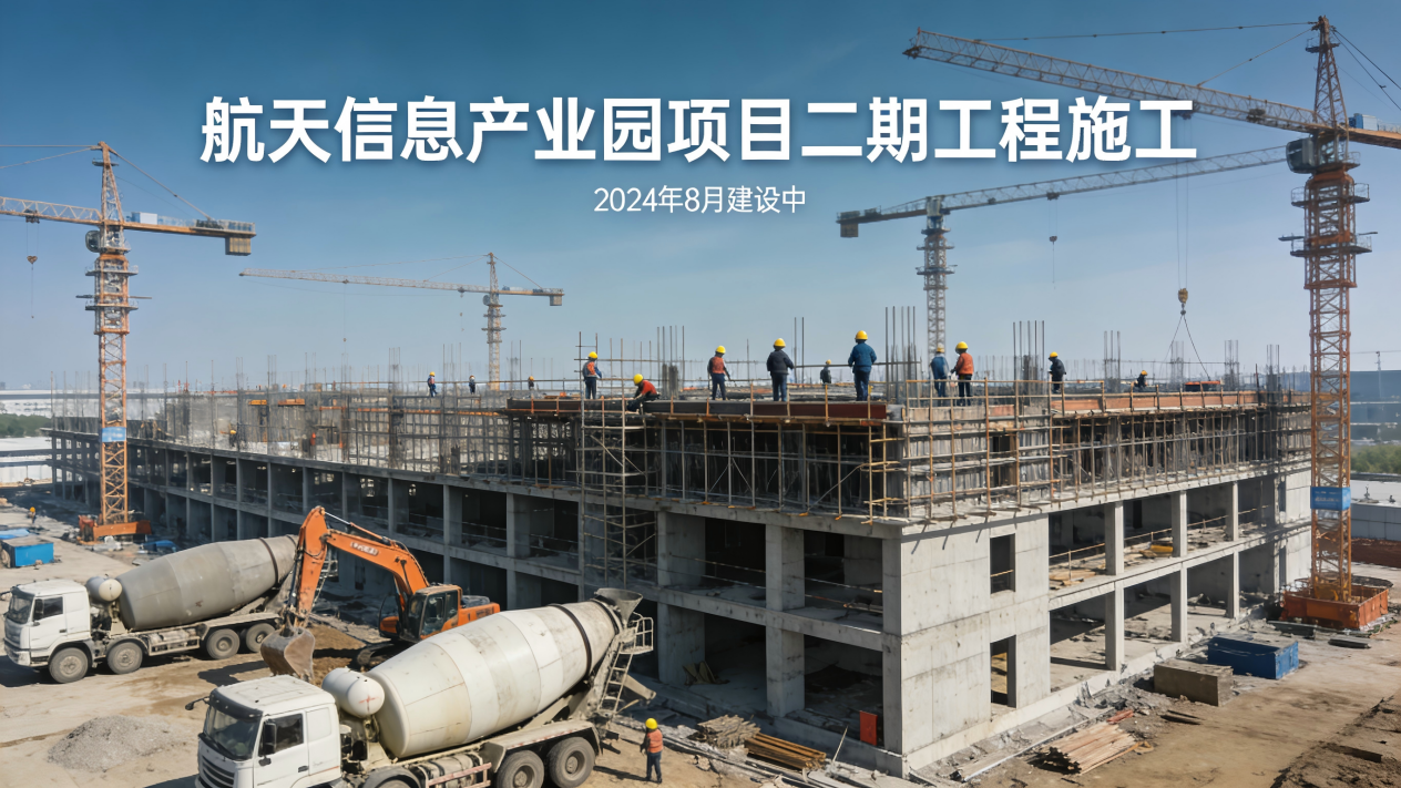 航天信息产业园项目二期工程施工